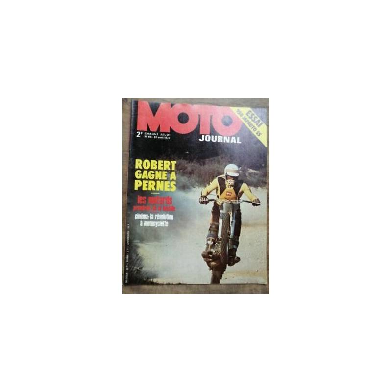 Moto Journal Nº 65 20 Avril 1972