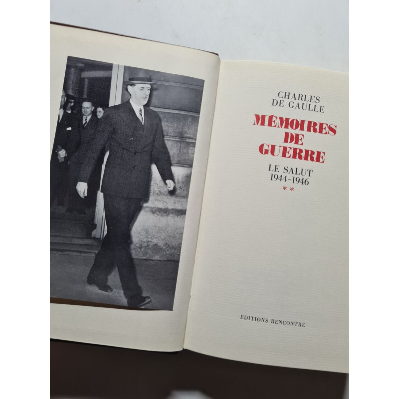 Memoires de guerre le salut 1944 - 1946