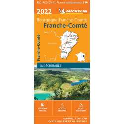 Carte Régionale Franche-Comté 2022