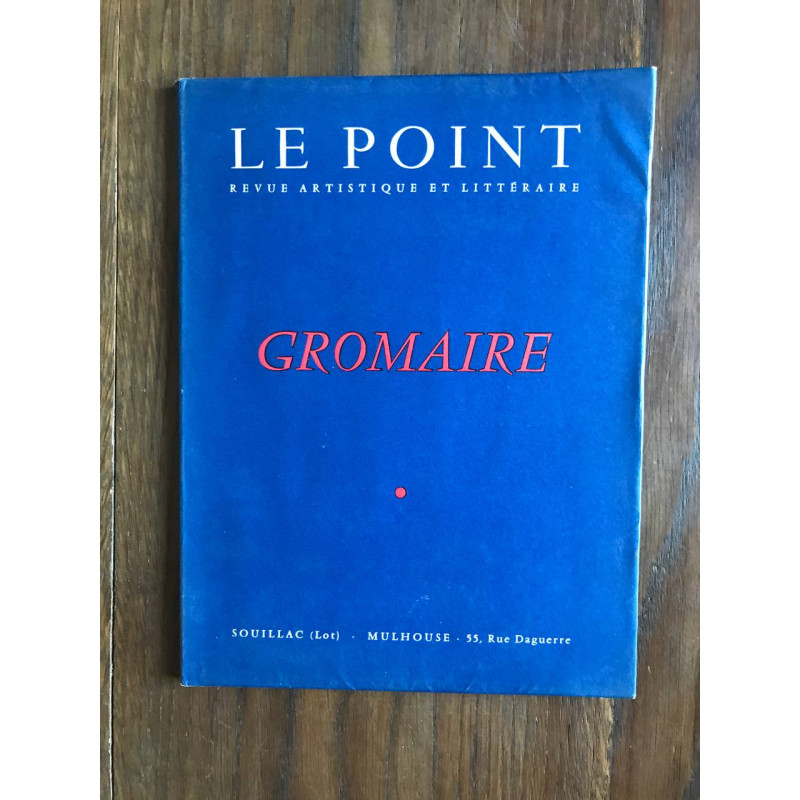 Le point revue artistique et litteraire - gromaire