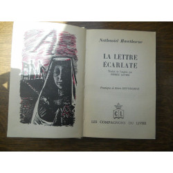 La lettre écarlate Les Compagnons du livre