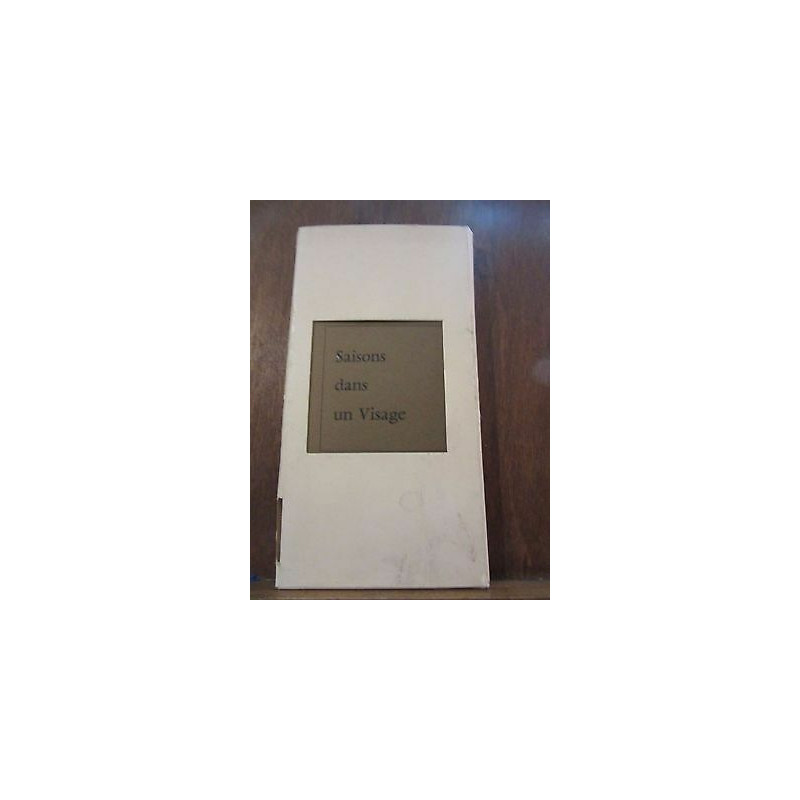 j p schneider Saisons dans un visage Editions saint germain des prés