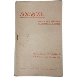 Sources... N.29 - Decembre 1943
