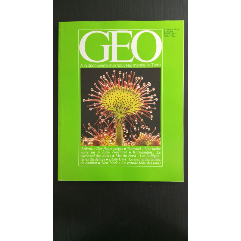 Revue Géo Magazine N° 9
