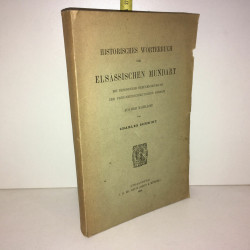 HISTORISCHES wörterbuch DER elsässischen MUNDART
