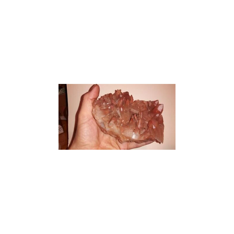 Quartz hematoïde Maroc QH1 480g 130mm75mm