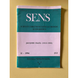 Sens n192 Juifs et chrétiens dans le monde aujourd'hui Novembre 1994