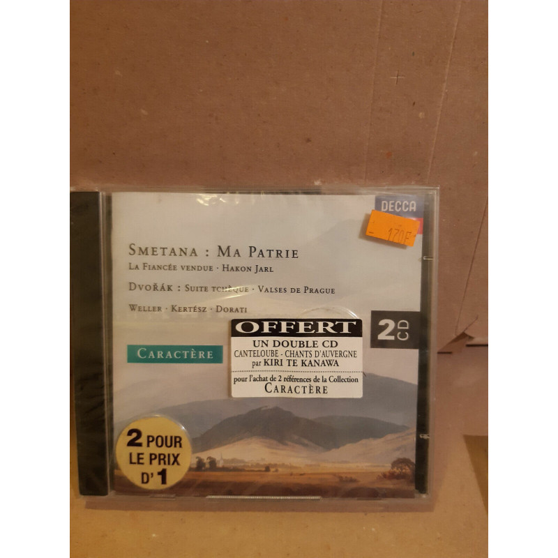 Smetana Ma Patrie Dvorak - Weller Kertész 2 CD NEUF SOUS BLISTER