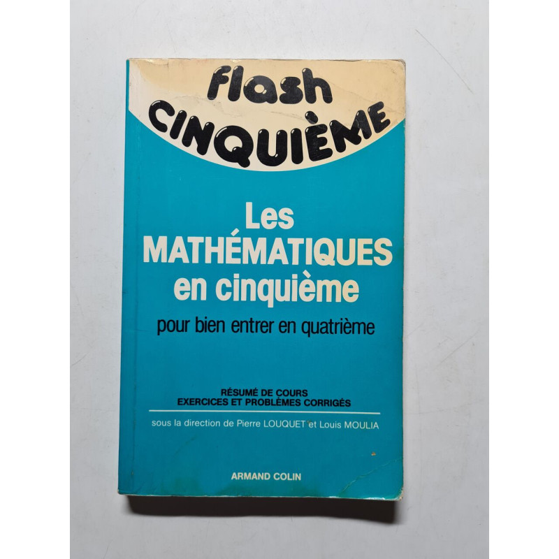 Les mathématiques en cinquième
