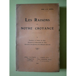 j m Gidrol Les Raisons de Notre Croyance Tome 1 Paul lefebvre