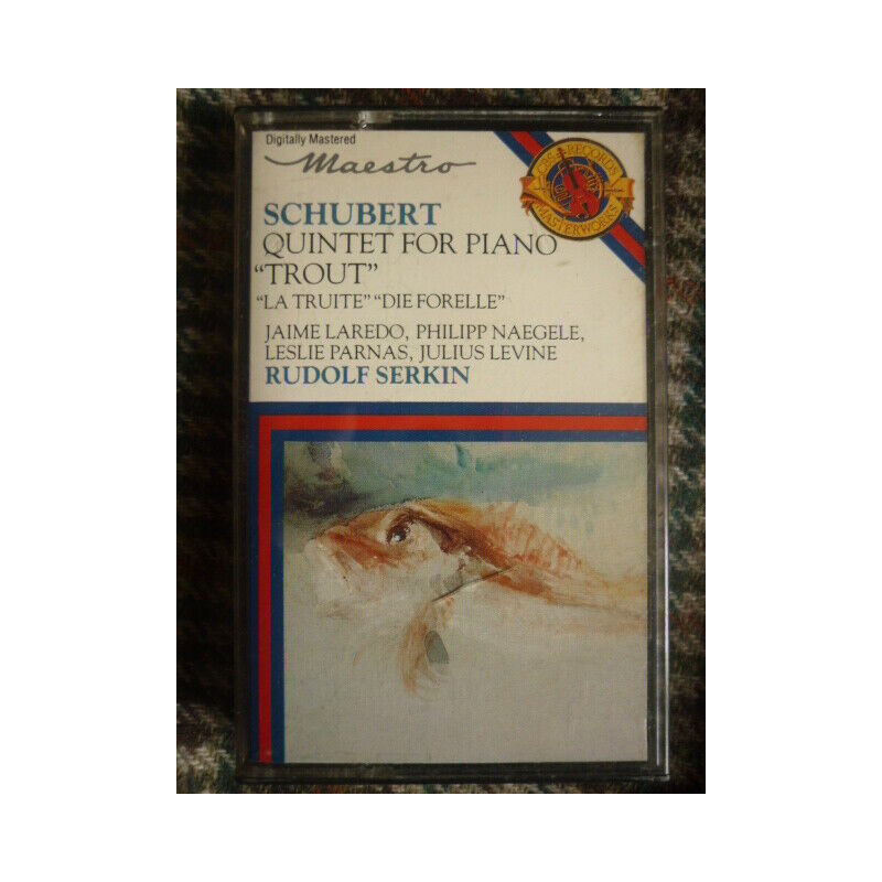 Schubert Quintet pour piano La Truite-Laredo-Naegele-Serkin CBS...