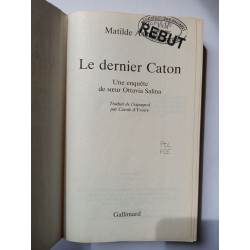 Le dernier Caton: Une enquête de soeur Ottavia Salina