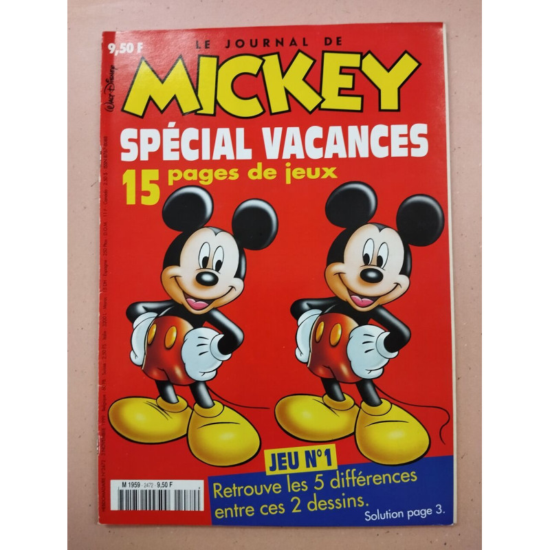 Le journal de mickey nº 2472 / Novembre 1999