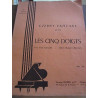 czerny vaillant op 777 les cinq doigts Editions Georges Delrieu Cie
