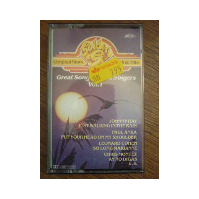 Golden G Great Songs Great Singers Vol. I Cassette Memory 496 998-246