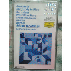 Gershwin Rhapsody in Blue Leonard Bernstein Cassette Audio NEUVE...