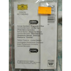 Gershwin Rhapsody in Blue Leonard Bernstein Cassette Audio NEUVE...