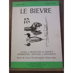 Le bièvre Année Tome 4 n2 étude et protection des oiseaux mammifères