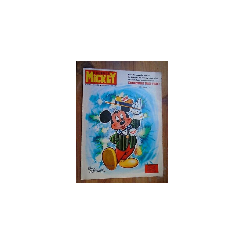 Le Journal de Mickey hebdomadaire N 916