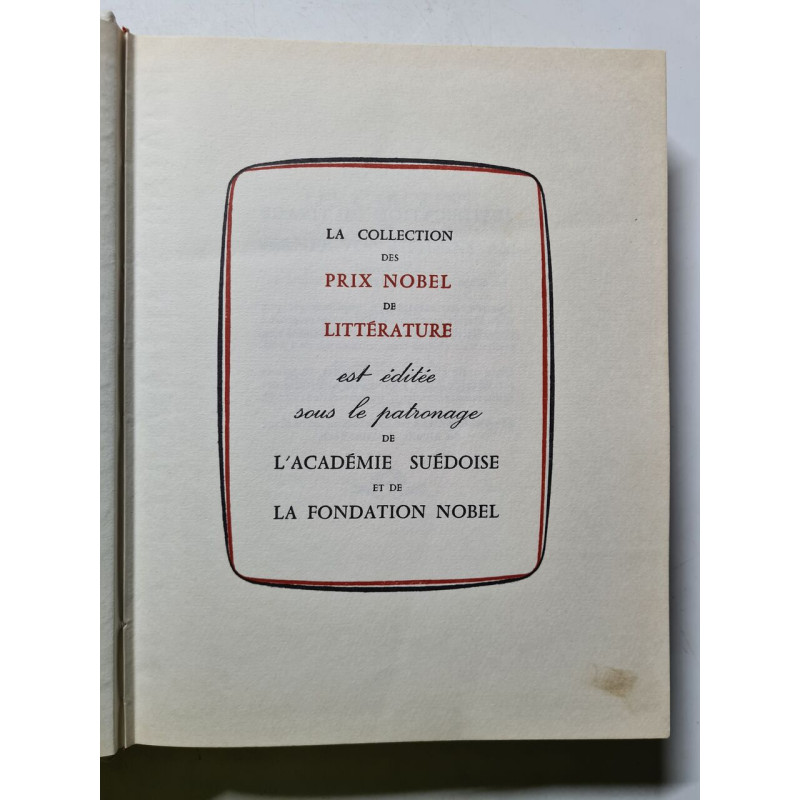 La collection des Prix Nobel de litterature (les carolins)