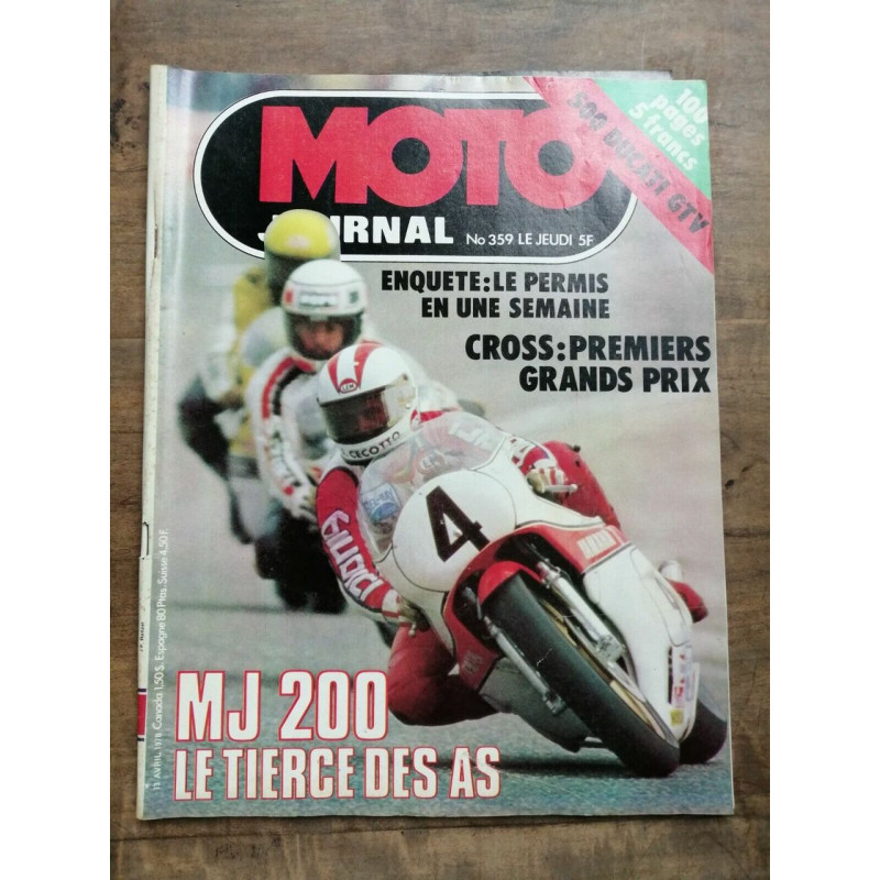 Moto Journal n 359 13 Avril 1978