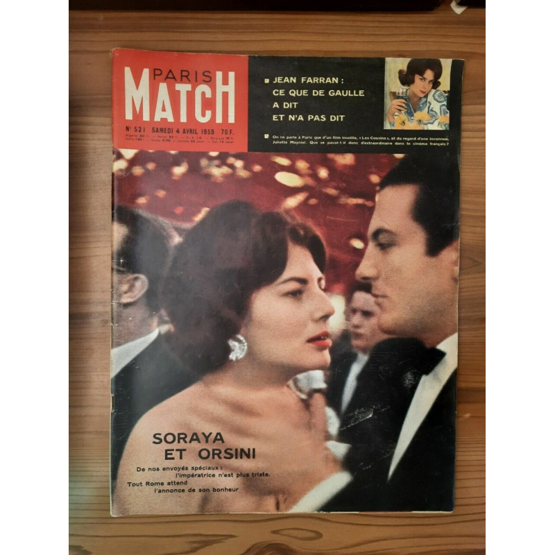 Paris Match Nº 521 Avril 1959