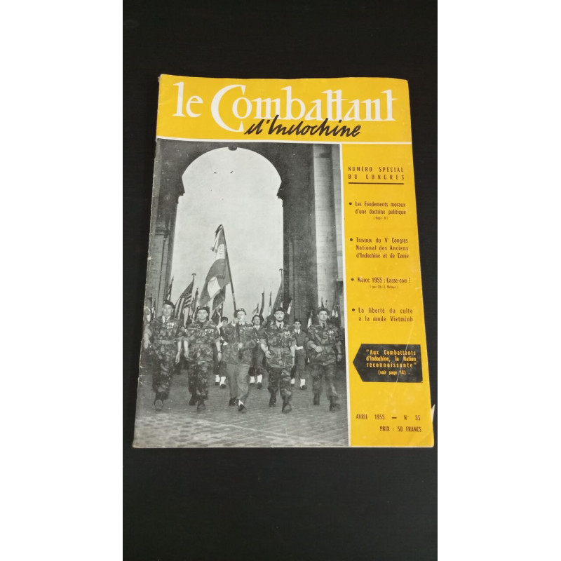 Le Combattant d'Indochine Nº35 / Avril 1955
