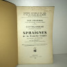 Louis Hillier envoi CATALOGUE DES SPHAIGNES DE LA FRANCHE COMTE