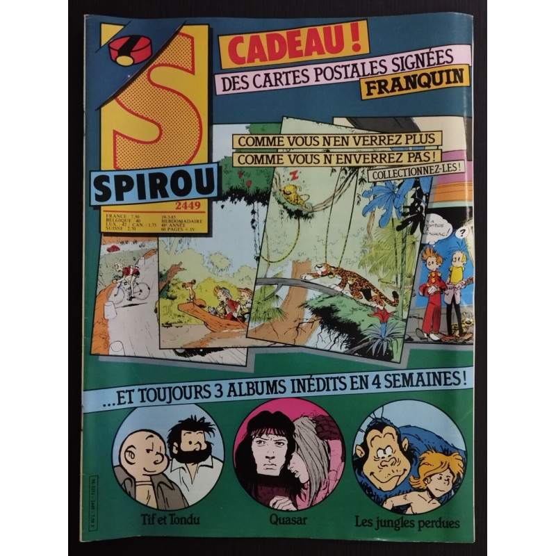 Le Journal de Spirou N° 2449