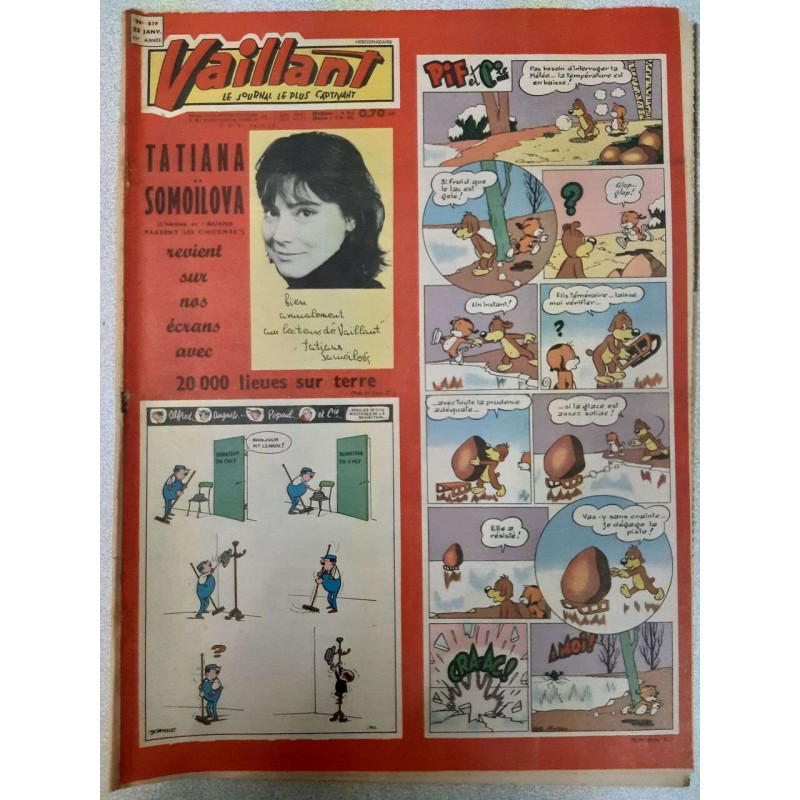 Vaillant Nº819 - Le Journal Le Plus Captivant
