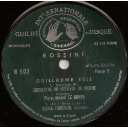 Guillaume Tell: Ouverture Et Air "Selva Opaca"