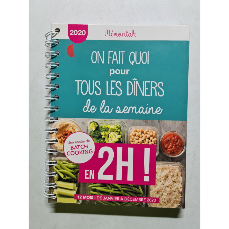On fait quoi pour tous les dîners de la semaine en 2h ! Mémoniak 2020