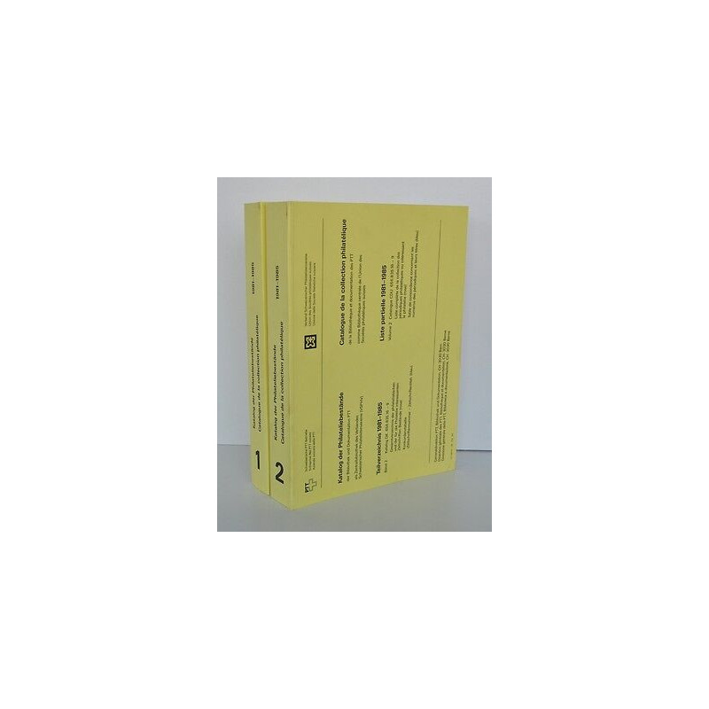1981 1985 SCHWEIZ Katalog Der Philateliebestände SUISSE Catalogue...