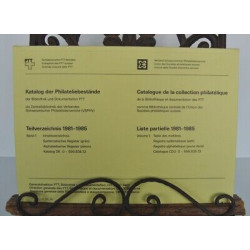 1981 1985 SCHWEIZ Katalog Der Philateliebestände SUISSE Catalogue...