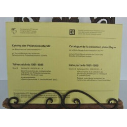 1981 1985 SCHWEIZ Katalog Der Philateliebestände SUISSE Catalogue...