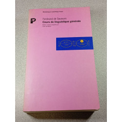 Cours de linguistique générale
