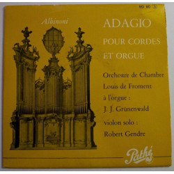 Adagio Pour Cordes Et Orgue
