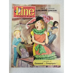 Line Nº153 Le Journal Des Chics Filles / Févirer 1958