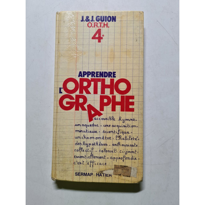 Apprendre l'orthographe / o.r.t.h. 4+ / observation regles... Apprendre l'orthographe / o.r.t.h. 4+ / observation regles...