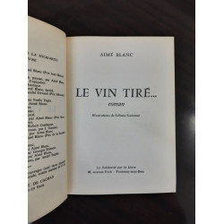 Le vin tiré