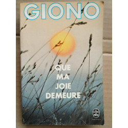 Giono Que ma joie demeure