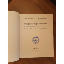Louis Monier Visages de la Philosophie arléa