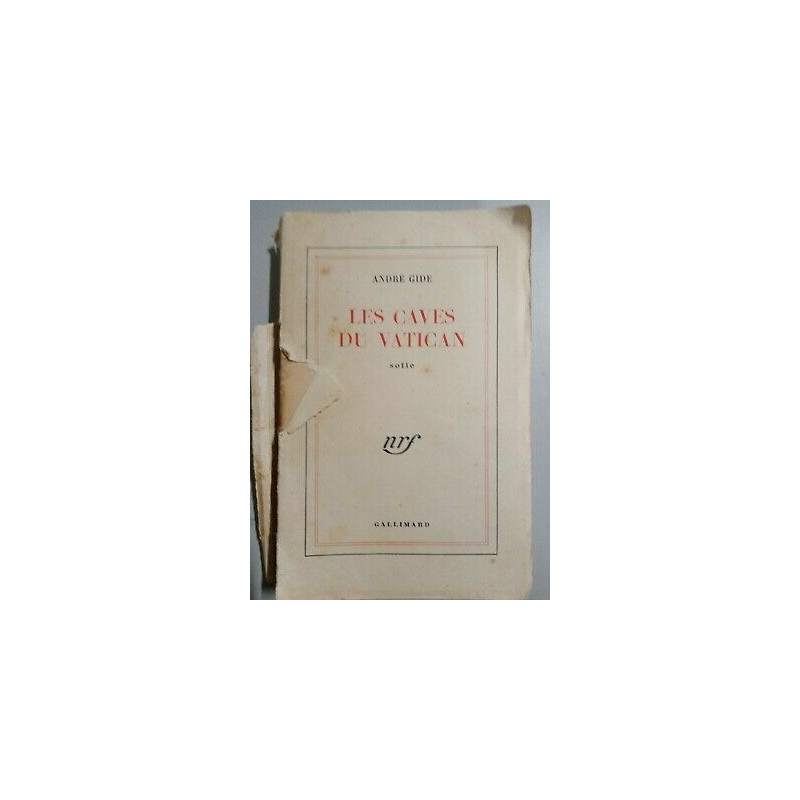Les Caves du Vatican gallimard