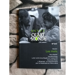 Revue quart monde nº 243 - Les mots