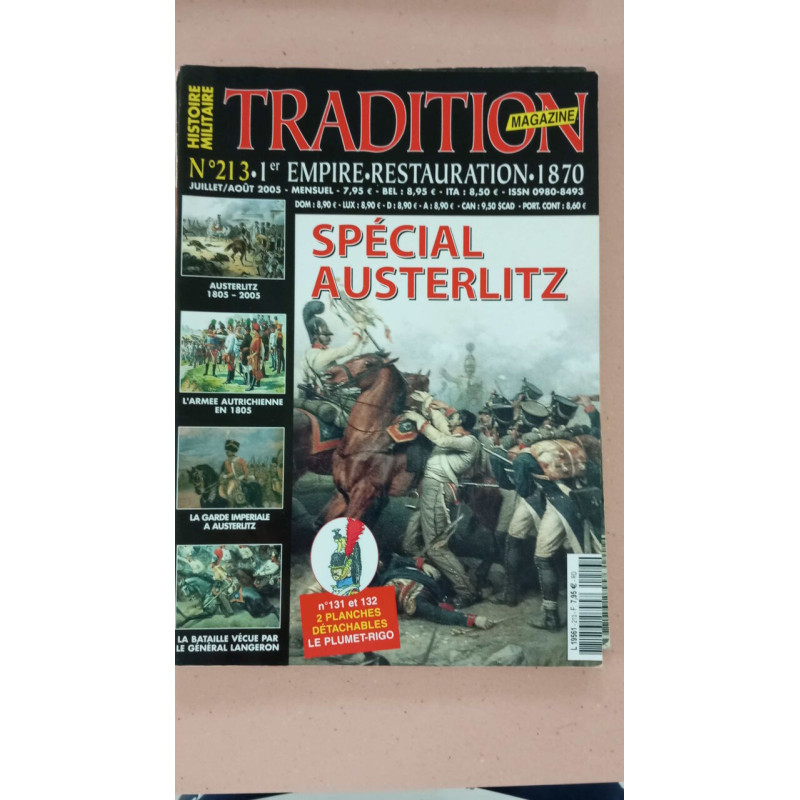 Tradition Magazine Histoire Militaire Nº213 / Juillet-Aout 2005