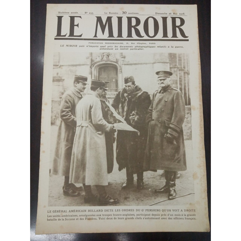 Journal Le Miroir N° 235 - 1918