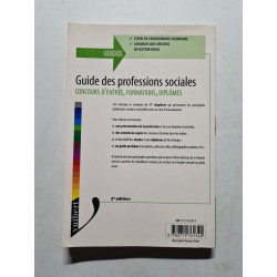 Guide des professions sociales: Concours d'entrée formations diplômes