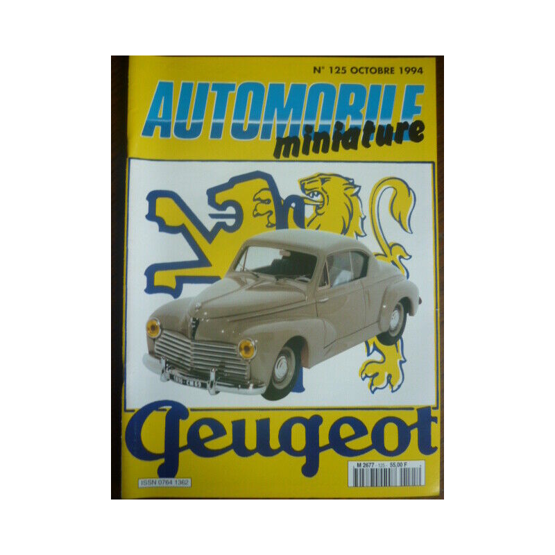Automobile miniature n125 OCTOBRE 1994 modélisme