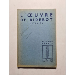 L'oeuvre de diderot