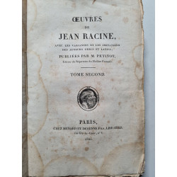 Oeuvres de Jean Racine - 1820 tome seconde